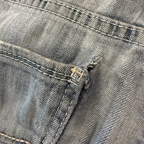 BKE Mens Nolan Straight Leg Light Wash Denim Jeans Size 33S - Picture 8 of 8